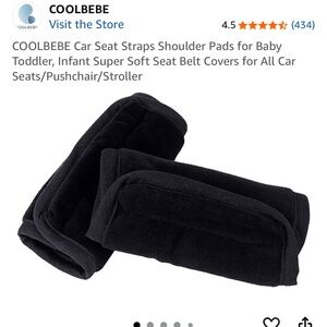 Black Car Seat Belt Covers
